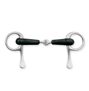 Half Spoon Mullen Mouth Bit Stainless Steel – Horse Training Bit Straight Bar Curved Spoon <b>Equestrian</b> Equipment - Product Image 2
