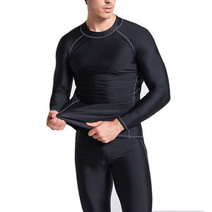Traje de Baño de Manga Corta para Hombre, Corte Ajustado, Transpirable, con Protección UV y Logotipo Personalizado, Venta al Por Mayor - Product Image 6