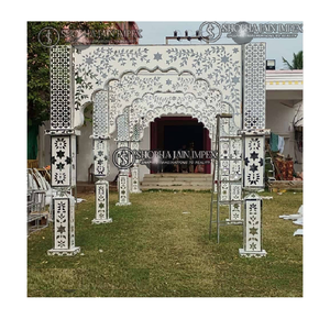 Wooden Outdoor Mirror Stage for Wedding - Product Image 1
