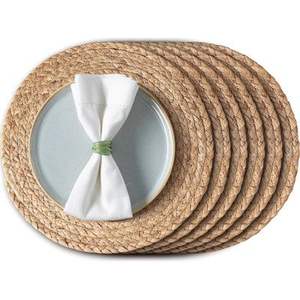 Mantel Individual de Jacinto de Agua Tejido Estilo Bohemio Ecológico Antideslizante Duradero de Alta Aislación para Uso Doméstico de la Mejor Calidad Dai Ngan - Product Image 5