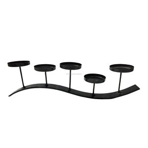 Bougeoir Neo Design échantillon en métal disponible clair décoratif européen impression à la main décor de mariage prix personnalisé - Product Image 6