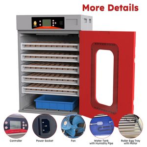 Incubatrice Commerciale a Armadio da 400 Uova con Controllo Automatico di Temperatura e Umidità, Grande Capacità, Schiuditrice Digitale per Pollame - Product Image 2