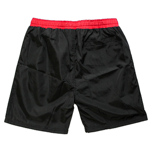Men's <b>Black</b> Red Purple Color Blocking Hooded Tracksuit Set Full Sleeve Drawstring Closure Quick Dry Sporty <b>Shorts</b> Summer Wear - Product Image 3