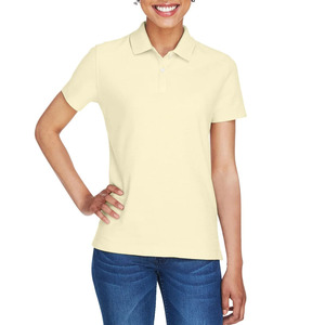 Polo à col bicolore 180 g/m² avec logo imprimé DTF personnalisé, respirant et à séchage rapide, pour femme, style décontracté à carreaux - Product Image 6