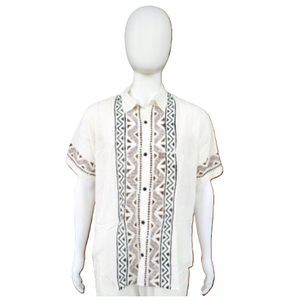 Chemise à manches courtes décontractée pour homme en coton 100% avec imprimé et tissu respirant Tailles S à XXL - Product Image 5