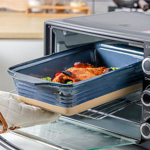 Plat à four et à micro-ondes, compatible lave-vaisselle, pour cuisson au four et au micro-ondes - Product Image 5