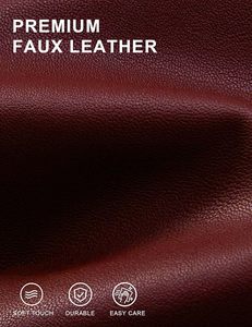 Men's <b>Slim</b> <b>Fit</b> PU Leather Moto <b>Jacket</b> Turn-down Collar Zipper Closure Solid Black Regular Length Autumn Wear - Product Image 5