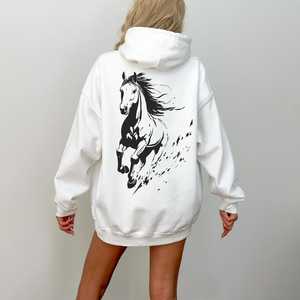 Hoodie unisexe personnalisé en molleton de coton 400 g/m² coupe oversize et courte, en tissu molletonné épais 420 g/m² - Product Image 3