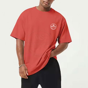 T-shirt oversize confortable en tissu streetwear, coupe ample, 100% coton, logo personnalisé imprimé, pour homme, par Wearspot International - Product Image 3