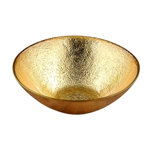 Bol décoratif de luxe européen en métal doré, en forme de lotus, pour centre de table, corbeille à fruits, ou récipient de rangement décoratif - Product Image 4