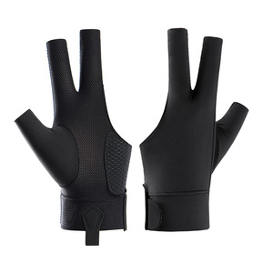 Breathable 3 Finger Snooker Gloves Non Slip Billiard Gloves Left Hand Mesh Pool Cue Gloves for Weightless Smooth Stroke - Product Image 3
