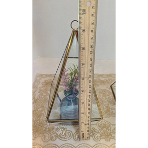 Modern Customizable Color Terrarium Geometric Glass Greenhouse Planter Decorative Tabletop <b>Vase</b> for Christmas Home Decoration - Product Image 3