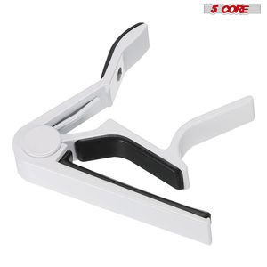 Capo Clásico de Ajuste Rápido y Fácil 5CORE de 6 Cuerdas para Guitarra Acústica, Eléctrica, Banjo e Instrumentos de Cuerda - Product Image 4
