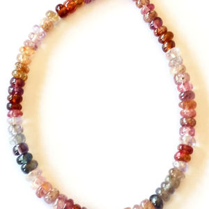 Cuentas redondas lisas de espinela natural, hilo de piedras preciosas, cuentas sueltas para la fabricación de joyería al por mayor - Product Image 1