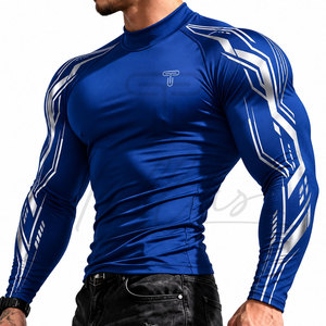 Hot Sale Printed <b>Long</b> <b>Sleeves</b> <b>Compression</b> <b>Shirt</b> For Men Premium Quality Low Price <b>Compression</b> <b>Shirts</b> - Product Image 3
