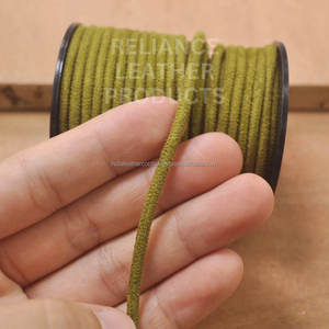 Cordones redondos de cuero genuino de Grado Superior acabado desgastado accesorios de joyería al por mayor componentes para diseño de encanto creativo - Product Image 4