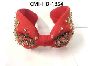 Best Quality Fashion Style Girls <b>Headband</b> with Pearls Decoration Beaded Hair Accessories - Product Image 6