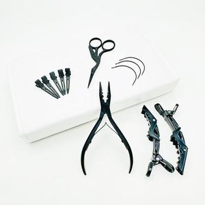 Hai Extensionist Kit de herramientas de extensión de cabello multifuncional negro Incluye alicates peine de tijera por Hai Extensionist - Product Image 4
