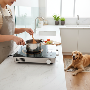 Cocina de inducción comercial de <span class=keywords><strong>bajo</strong></span> <span class=keywords><strong>consumo</strong></span> multifuncional moderna de alta calidad, <span class=keywords><strong>estufa</strong></span> eléctrica sin <span class=keywords><strong>estufa</strong></span> de inducción de Gas - Product Image 2