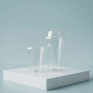Gobelets en plastique PP PET jetables transparents pour matcha latte, café glacé à emporter, avec couvercles, 12oz, 16oz, 20oz, 24oz, Vietnam - Product Image 1