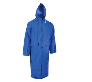 Professional Waterproof Hi Vis Hooded Security Patrol Night OEM Wholesale Custom Reflective Rain Coat - Product Image 4