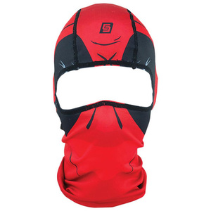 Red Black CONTINENTAL SPORTS Balaclava Face <b>Cover</b> Full <b>Head</b> Protection Outdoor Unisex Adult 100% Polyester Full Rhinestone - Product Image 5