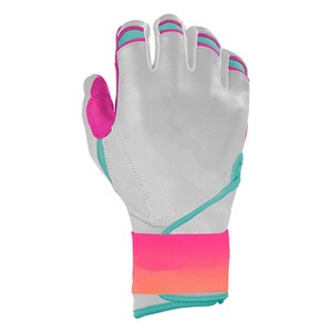 Gants de frappe en cuir PU rose avec paume rembourrée et fermeture auto-agrippante pour l'entraînement, unisexe adulte - Product Image 3
