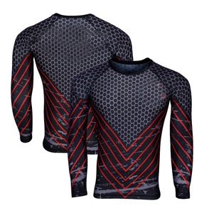 Black Color Rush Guard <b>Long</b> <b>Sleeve</b> Surf Clothing Quick Dry Rash <b>Vest</b> Uv Protection Rash Guard Surfing Rash Guard For Men - Product Image 5