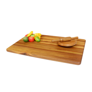 Planche à découper rectangulaire en bois d'acacia et de mangue, ustensile de cuisine durable, non toxique, épaisseur 1,5 cm, logo personnalisé, la meilleure - Product Image 1