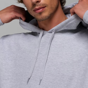Heather <b>Grey</b> <b>Classic</b> <b>Hoodie</b> <b>For</b> <b>Men</b> Premium Soft Cotton <b>Pullover</b> Casual Everyday Streetwear Warm Winter <b>Sweatshirt</b> - Product Image 6