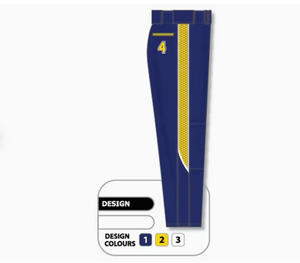Vêtements de sport sublimés de haute qualité, pantalons de baseball personnalisés pour jeunes et hommes, vente en gros - Product Image 3