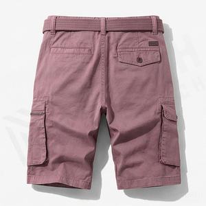 Pantalones Cortos Cargo Largos para Hombre, Verano, Multibolsillos, Casuales, de Algodón Elástico, Pantalones Tácticos, Premium, para Actividades al Aire Libre - Product Image 1