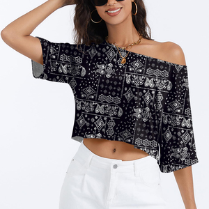 Camisetas Cortas de Alta Calidad para Mujer, Camisetas de Yoga de Manga Corta con Cuello Redondo, Camiseta Corta para Mujer con Diseño Personalizado - Product Image 3