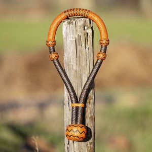 Bosal en cuir tressé Western, équipement d'équitation durable, léger et multifonctionnel, prêt à être expédié. - Product Image 1