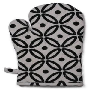 Vente en gros de gants de cuisine 100% coton biologique, personnalisables avec impression OEM, double toile, écologiques, résistants à la chaleur, pour lave-vaisselle et barbecue - Product Image 1
