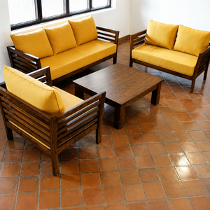 Luxury Solid Wood Sofa Set Modern Wooden Sofa Design Handcrafted Living Room Furniture Premium Wooden Couch with Comfortable - Product Image 3