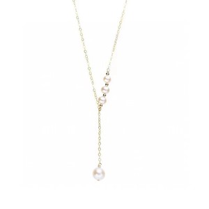 Collar de Perlas de Agua Dulce con Cadena en Forma de Y New Era, Elegancia Exquisita, Cadena de Clavícula de Alta Gama - Product Image 4