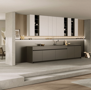 Gabinetes de Cocina de Madera RTA Personalizados JY Project, Gabinete Colgante Personalizado, Puertas Modernas, MDF, Laminado, Melamina, PVC, Vietnam - Product Image 1