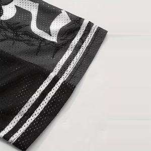 T-shirt en maille boxy personnalisé OEM pour homme, style streetwear, fournisseur de vêtements à marque privée Pakistan, T-shirt de sport en maille - Product Image 4