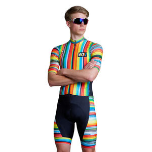 Maillot de Ciclismo de Secado Rápido y Transpirable, Manga Corta, Ropa Deportiva, Traje de Ciclismo de Verano, Traje de Ciclismo de Una Pieza para Hombre - Product Image 2