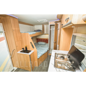 Caravana Familiar Moderna 4x4 de Fibra de Vidrio 2026, Remolque de Viaje, Casa Móvil con Cocina, Baño y Espacio para Dormir para 4 Personas - Product Image 4