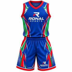 Uniforme de Baloncesto de Malla de Poliéster de 180g de Buena Calidad, Diseño Maorí Sublimado, Personalizado para Universidad, Sin Mangas, de Secado Rápido - Product Image 1