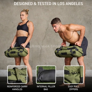 Sac de musculation Fitness Power Sandbag avec poignées, sac d'entraînement de force - Product Image 4