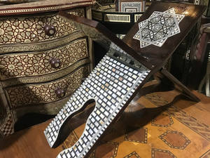 Soporte de Corán islámico con incrustaciones de madreperla moderna hecha a mano para Eid Art Book Stand para regalo de Falak World Export - Product Image 6