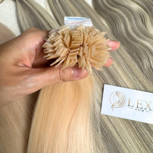 Virgin Hair Extensions Flat Tip K Tips Straight Blonde Hair Strands Double Drawn Machine Double Weft Vietnamese Hair Raw Hair - Product Image 4