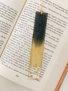 Handmade Epoxy Resin Bookmark with Dried Flowers Decorative Bookmarks <b>for</b> Reading Journals Diaries Study <b>Office</b> School <b>Gift</b> - Product Image 6