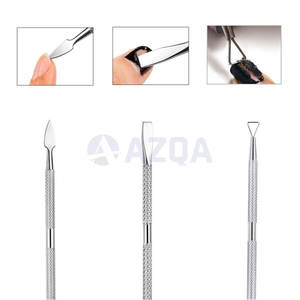 Juego de 6 Empujadores de Cutículas de Acero Inoxidable, Cortador y Recortador de Cutículas, Herramientas de Belleza para Manicura y Pedicura, al por Mayor - Product Image 4