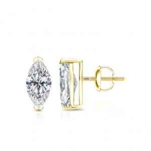 Women's <b>Cute</b> Water Drop Fashion Jewelry 925 Silver Custom HPHT CVD Solitaire Marquise Lab Grown Diamond Engagement Stud <b>Earrings</b> - Product Image 4