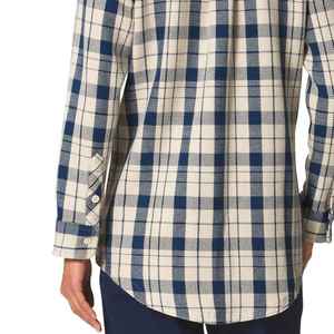 Camisa de Franela Gruesa 100% Algodón, Diseño a Cuadros, Estilo Vintage, Unisex, Abotonada, Formal, Cálida para Invierno - Product Image 5