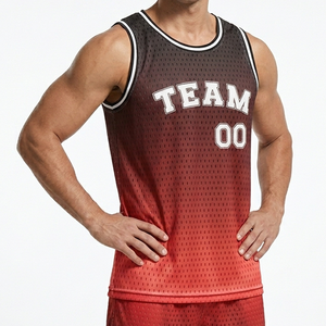 Camiseta de Baloncesto para Hombre de Alta Calidad, Última Moda, Antiarrugas, Transpirable, Malla 100% Poliéster, Impresión Personalizada y Logotipo con Nombre del Equipo - Product Image 5